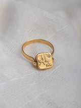 OUİ À LA VİE… RING - 22K Gold plated & Sterling Silver 925
