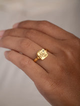 OUİ À LA VİE… RING - 22K Gold plated & Sterling Silver 925