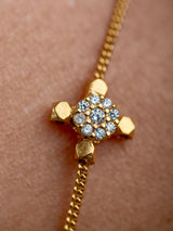 JOSY BRACELET - 22K Gold plated & Sterling Silver 925