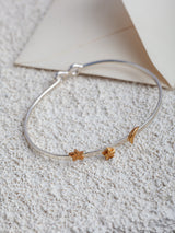 Meaningful Gold Vermeil and sterling silver Galaxy bracelet handmade by Leeloobird Jewlery bali