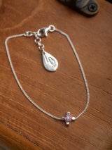 Meaningful Gold Vermeil and sterling silver "Josy" bracelet handmade by Leeloobird Jewlery bali
