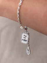 ANGELITO BRACELET - 22K Gold plated & Sterling Silver 925