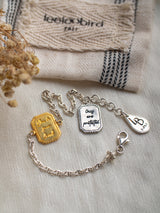 ANGELITO BRACELET - 22K Gold plated & Sterling Silver 925