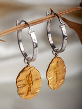 Feather meaningful handmade earrings by LeeLooBird Jewelry Bali
