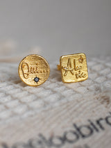 “OUI… À LA VIE” EARRINGS - 22K Gold Vermeil