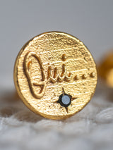 “OUI… À LA VIE” EARRINGS - 22K Gold Vermeil