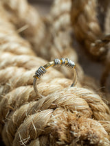 KALING RING - 22K Gold plated & Sterling Silver 925