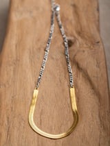 KUNDA NECKLACE - 22K Gold plated & Sterling Silver 925