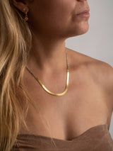 KUNDA NECKLACE - 22K Gold plated & Sterling Silver 925
