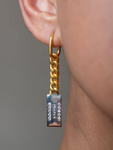 Merci meaningful handmade earrings by LeeLooBird Jewelry Bali
