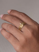 Maat meaningful artisan ring made by LeeLooBird Jewelry Bali