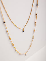 FAVORITE NECKLACE - 22K Gold plated & Sterling Silver 925