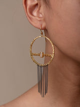 HALO EARRINGS- 22K Gold plated