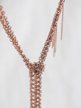 Cravatte necklace handmade by Leeloobird Jewelry in Bali