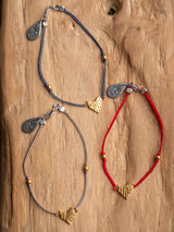 The meaningful and spiritual "Eagle" braided bracelet handmade by Leeloobird Jewelry in Bali