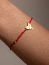 The meaningful and spiritual "Eagle" braided bracelet handmade by Leeloobird Jewelry in Bali