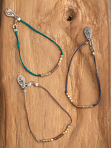 The meaningful and spiritual "MANIS" braided bracelet handmade by Leeloobird Jewelry in Bali