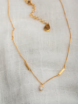 The meaningful and spiritual "Maybe" necklace handmade by Leeloobird Jewelry in Bali