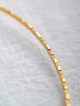 Gold vermeil necklace with a pendant handmade by Leeloobird Jwelry in Bali