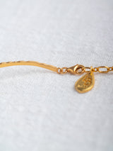 Gold vermeil necklace with a pendant handmade by Leeloobird Jwelry in Bali