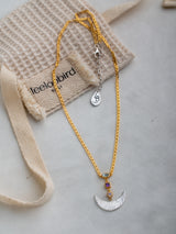 ENERGY NECKLACE - 22K Gold plated & Sterling Silver 925