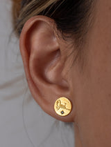 Oui earrings meaningful handmade by LeeLooBird Jewelry Bali