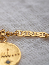 The meaningful and spiritual "Oui a la Vie" necklace handmade by Leeloobird Jewelry in Bali