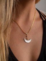 ENERGY NECKLACE - 22K Gold plated & Sterling Silver 925