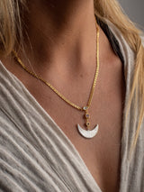 ENERGY NECKLACE - 22K Gold plated & Sterling Silver 925