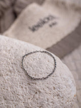 CHAIN LIGHT RING - 22K Gold plated & Sterling Silver 925