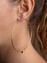 HOPE EARRINGS - 22K Gold plated & Sterling Silver 925