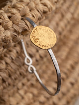 IN THE NOW BRACELET - 22K Gold plated & Sterling Silver 925