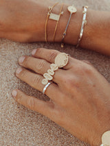 The "in The Now" meaningful RIng made by LeeLooBird Jewelry Bali