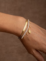 KUNDA BRACELET - 22K Gold plated & Sterling Silver 925