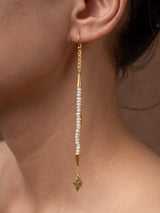 Kundalini meaningful handmade earrings by LeeLooBird Jewelry Bali