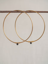 HOPE EARRINGS - 22K Gold plated & Sterling Silver 925