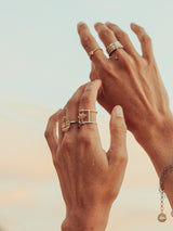 FEATHER RING // SALE 20% OFF