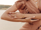 Rough diamonds gemstones ring by LeeLooBird jewelry Bali
