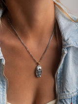 The meaningful and spiritual "Selflove" necklace handmade by Leeloobird Jewelry in Bali