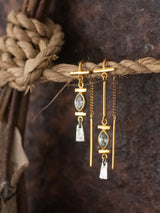 Sky meaningful handmade earrings by LeeLooBird Jewelry Bali