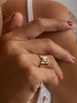 Sunshine ring artisan by LeeLooBird Jewelry Bali