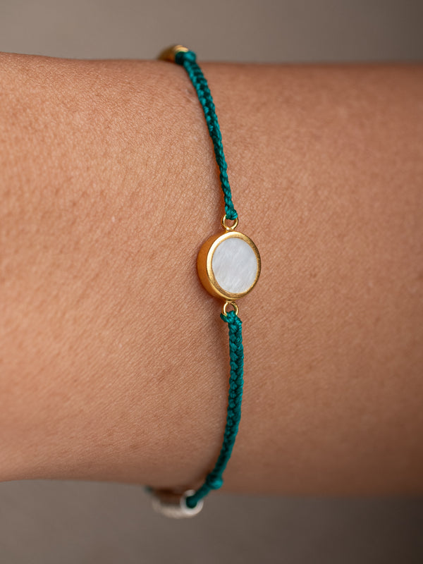 PEARL BRAIDED BRACELET
