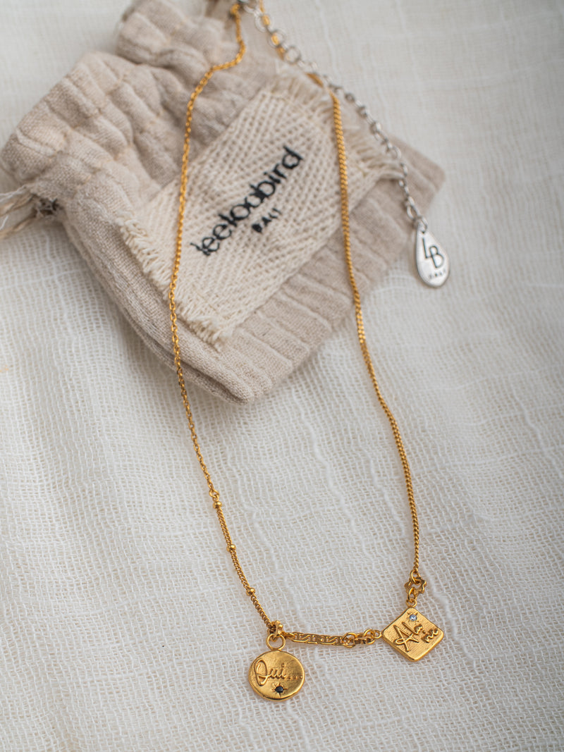 “OUI… À LA VIE” NECKLACE