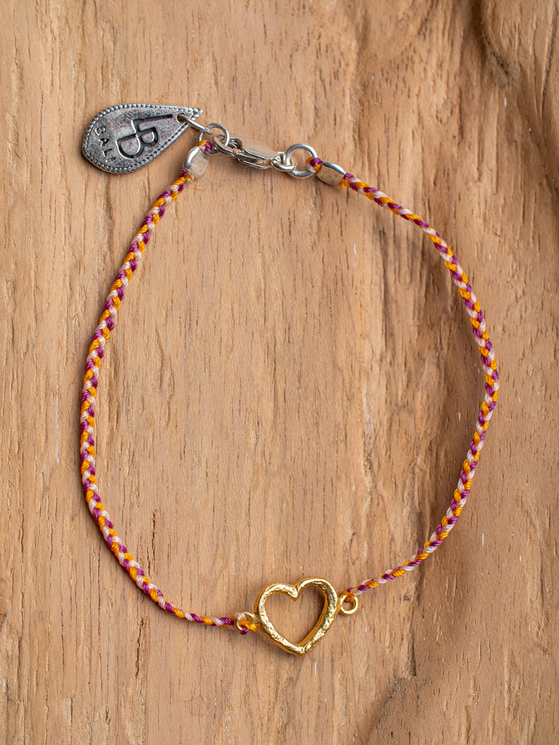 HEART BRAIDED BRACELET