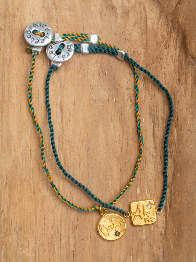 BRAIDED BRACELET "OUI..."