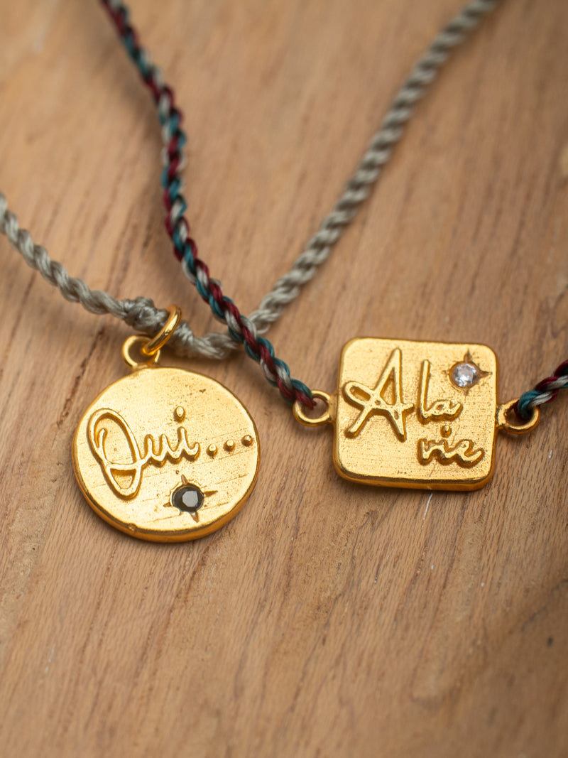 BRAIDED BRACELET "OUI..."