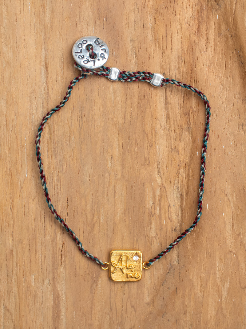 BRAIDED BRACELET “A LA VIE”