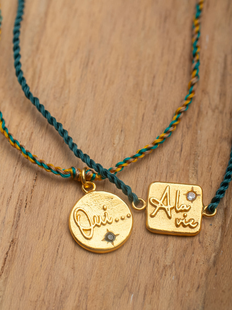 BRAIDED BRACELET "OUI..."