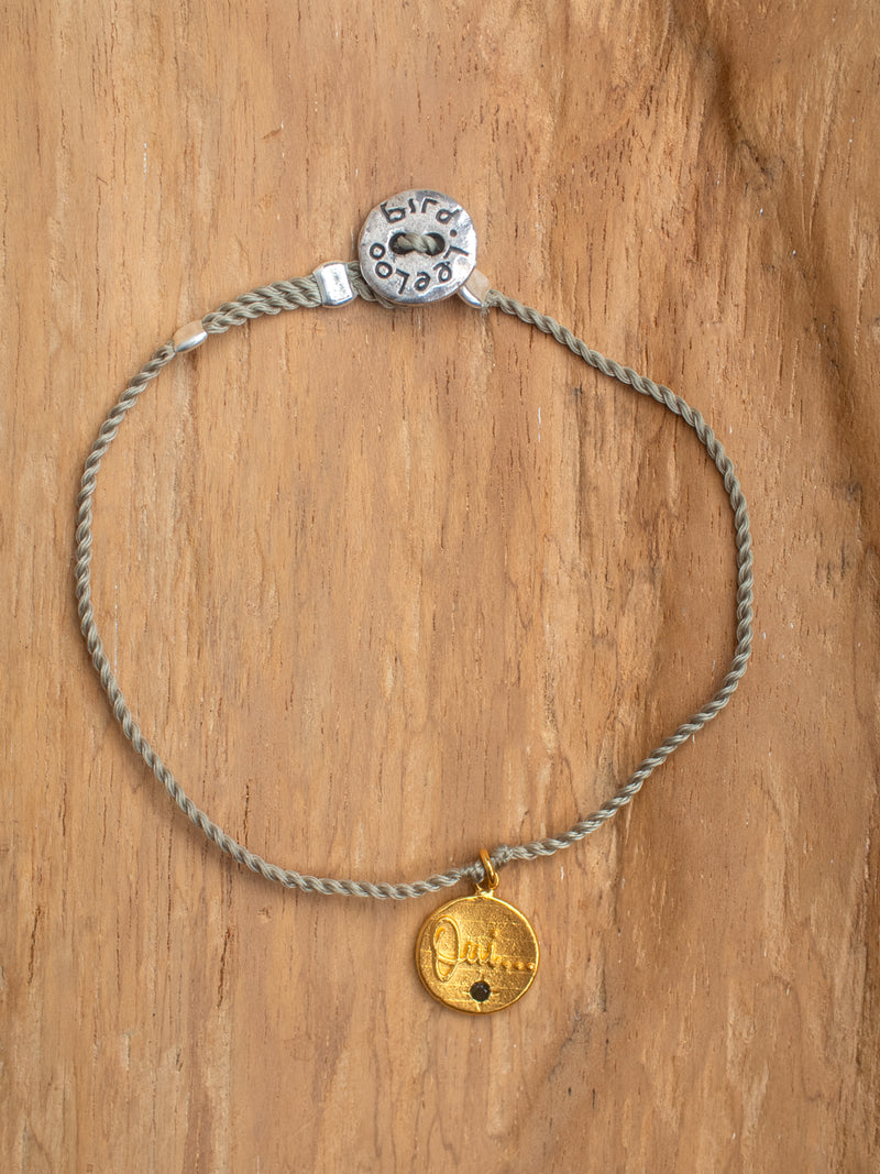 BRAIDED BRACELET "OUI..."