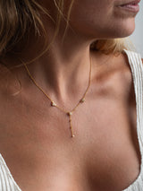 The meaningful and spiritual Josy necklace handmade by Leeloobird Jewelry in Bali